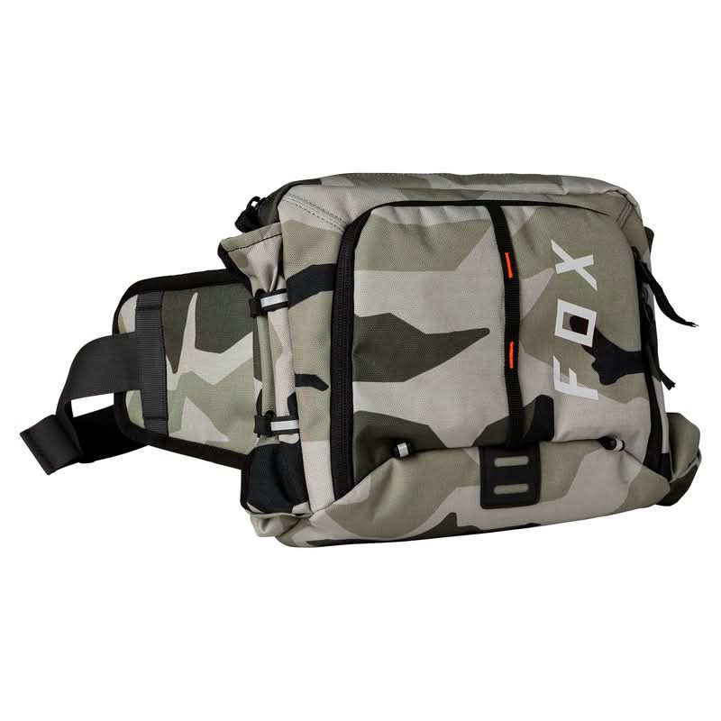 NERKA FOX UTILITY 5L LUMBAR HYDRATION PACK GREEN CAMO OS 1
