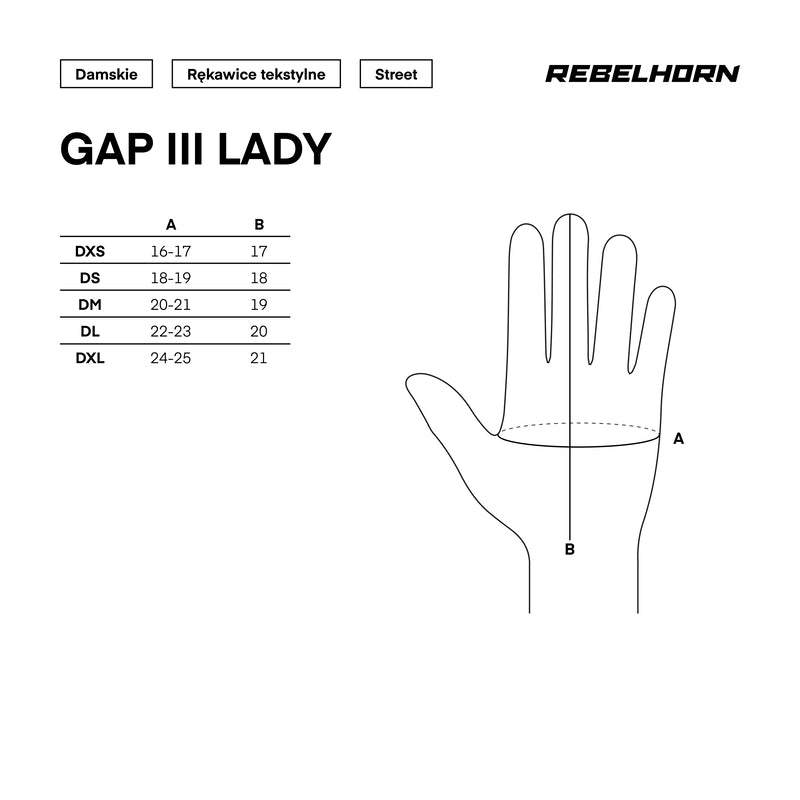 Rękawice motocyklowe damskie Rebelhorn Gap 3 Black Fluo Red 12 234379_ZAL735889.jpg