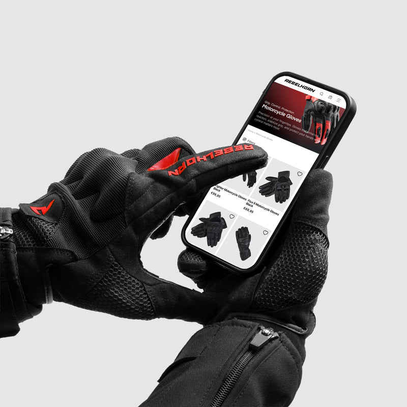 Rękawice motocyklowe damskie Rebelhorn Core Black Red 29 349339_ZAL899512.jpg