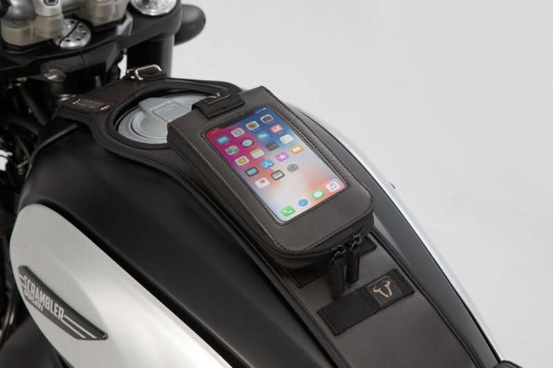 ZESTAW TORBA NA SMARTFON LA3 I PAS NA ZBIORNIK SLA SW-MOTECH TRIUMPH MODELS (04-) BROWN 3