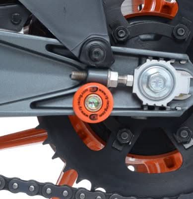 ROLKI WAHACZA M10 RG RACING Z750 -06, ZX-10R -07, ZX12-R, Z250SL, NINJA - ORANGE 5