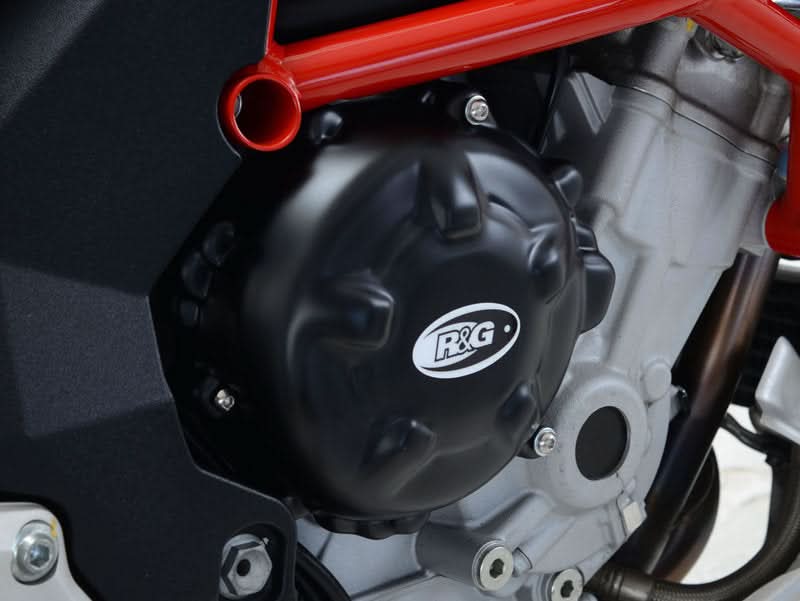 OSŁONA SILNIKA RG RACING MV AGUSTA STRADALE / TURISMO VELOCE, PRAWA STRONA OSŁONA SPRZĘGŁA BLACK 1