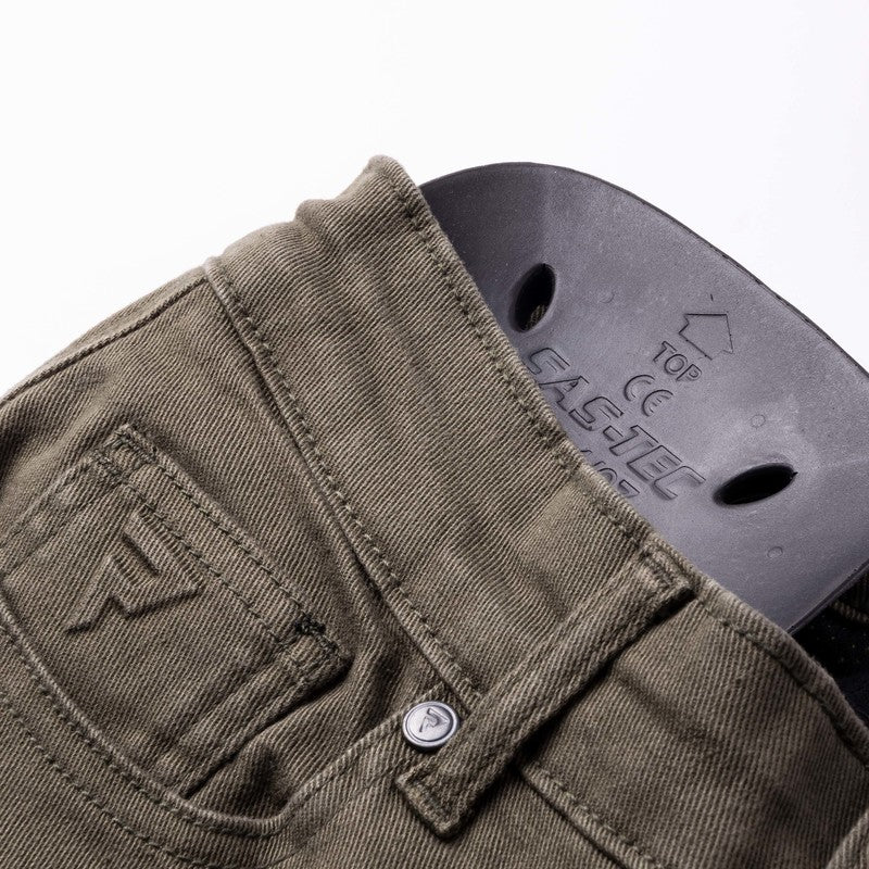 Jeansy motocyklowe damskie Rebelhorn Vandal Twill Olive 7 224497_ZAL635748.jpg
