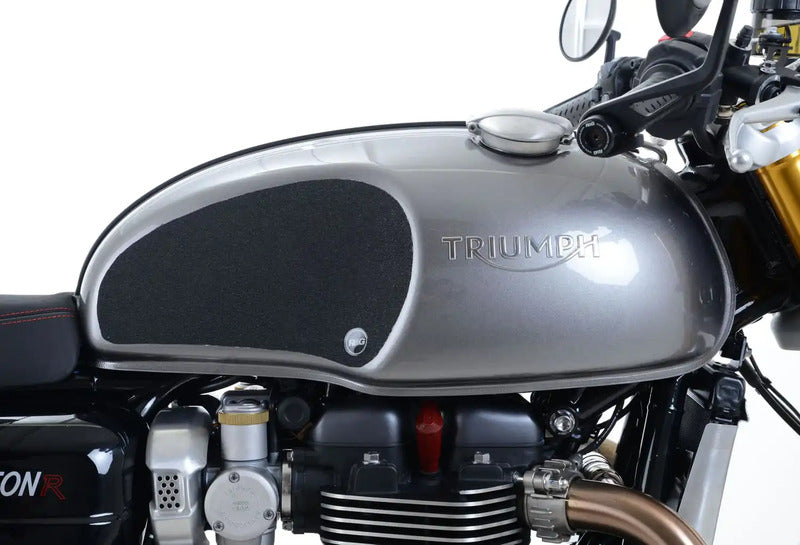 NAKLEJKA NA BAK TANKPAD ANTYPOŚLIZGOWY 2 CZĘŚCI RG RACING TRIUMPH THRUXTON 1200 / 1200R CLEAR 3