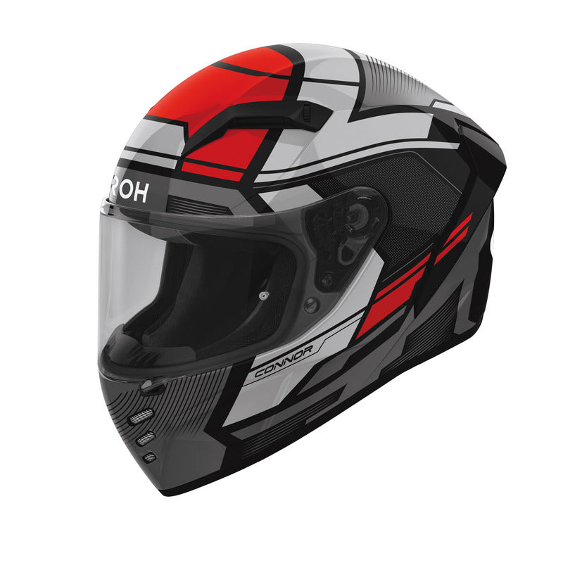 KASK MOTOCYKLOWY AIROH CONNOR EGO RED GLOSS M 2