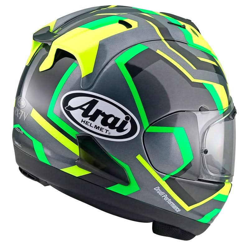 Kask Arai RX7V EVO Rsw Fluor Yellow 2 231521_ZAL474435.JPG