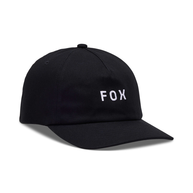 Czapka z daszkiem FOX Wordmark Adjustable Black White 1 311074_ZAL716999.jpg