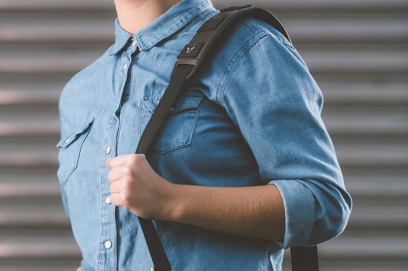 PAS NA RAMIĘ LA4 DO NOSZENIA SAKW/TORB LEGEND GEAR SW-MOTECH BROWN 3