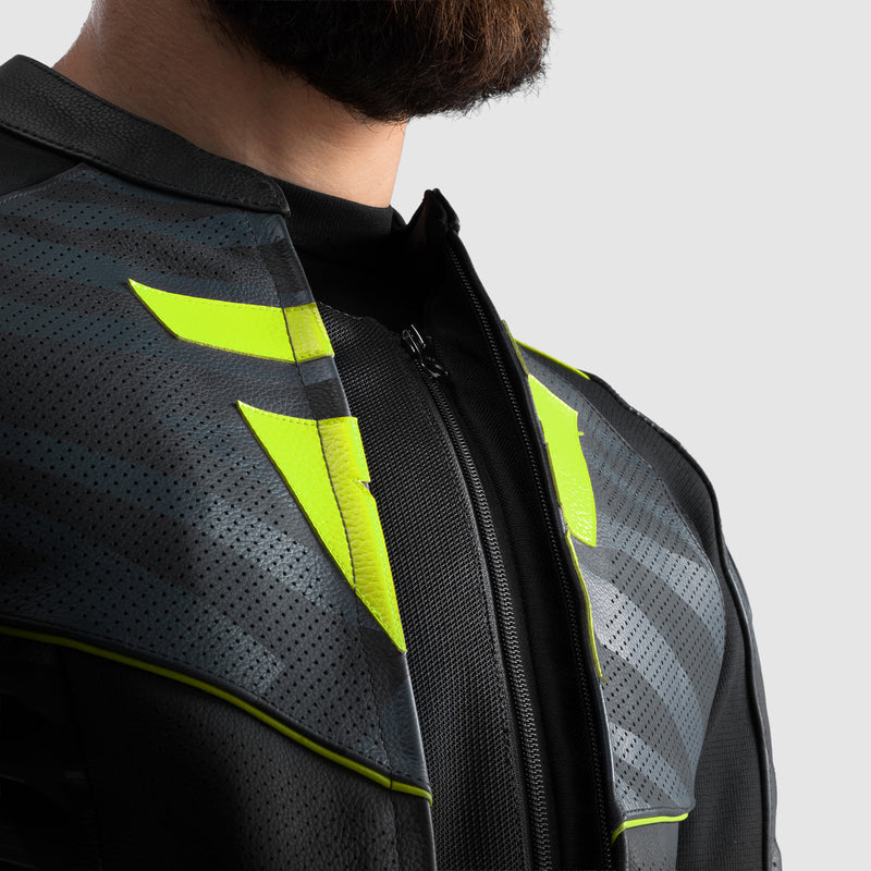 Kurtka motocyklowa skórzana Rebelhorn Vandal 2 Black Grey Fluo Yellow 20 347989_ZAL852770.jpg