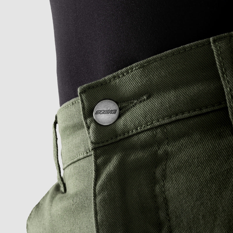 Jeansy Motocyklowe Damskie Ozone Jane Jogger Fit Olive 28 301588_ZAL745399.jpg