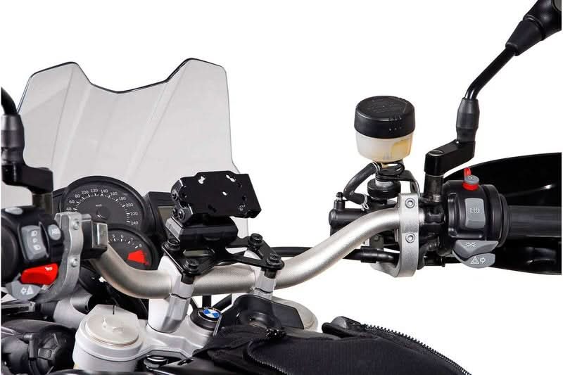 MOCOWANIE GPS NA KIEROWNICĘ SW-MOTECH Z AMORTYZACJĄ DRGAŃ BLACK 1