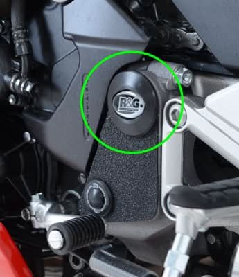 ZAŚLEPKA RAMY RG RACING LEWA GÓRA, HONDA VFR800 14-, CROSSRUNNER 15- 5