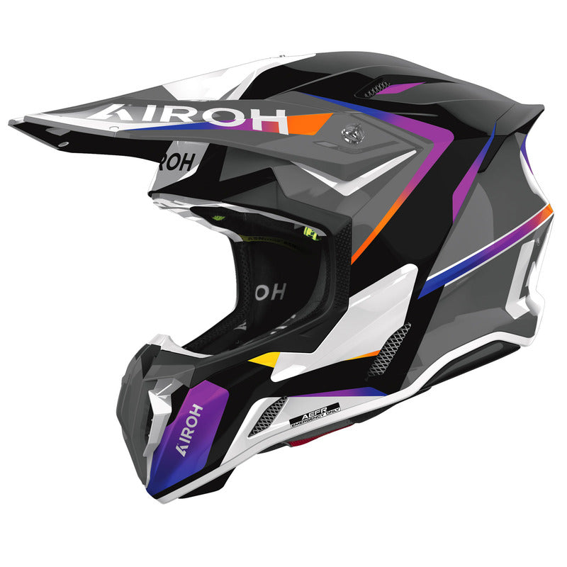 KASK MOTOCYKLOWY AIROH TWIST 3 HUSTLE GLOSS XS 2