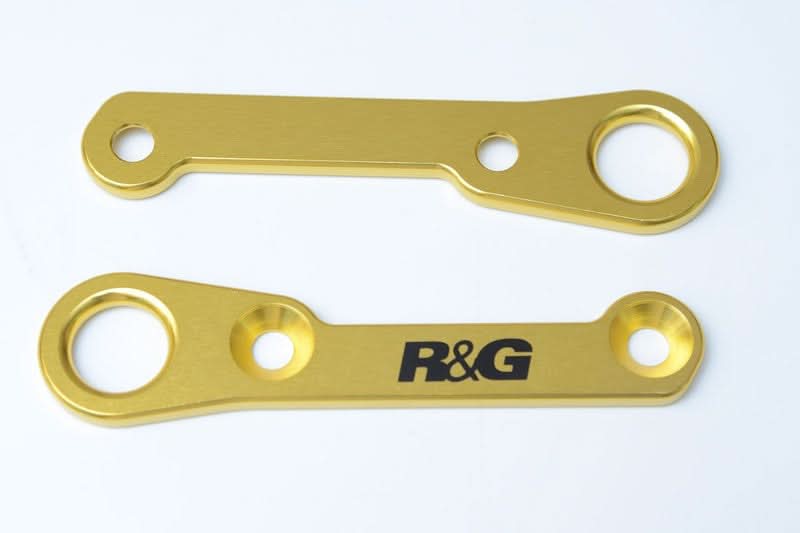 UCHWYTY NA PASY TRANSPORTOWE RG RACING HONDA CBR500R 16- GOLD 1