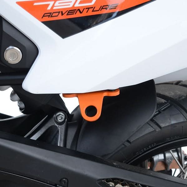 UCHWYTY NA PASY TRANSPORTOWE RG RACING KTM 790 ADVENTURE 19-, YAMAHA XTZ700 TENERE 19- ORANGE 1