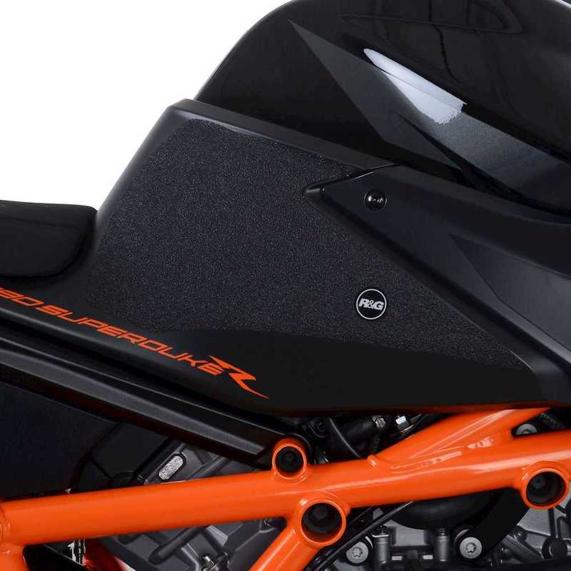 NAKLEJKA NA BAK TANKPAD ANTYPOŚLIZGOWY 2 CZĘŚCI RG RACING KTM 1290 SUPER DUKE R 20- BLACK 1