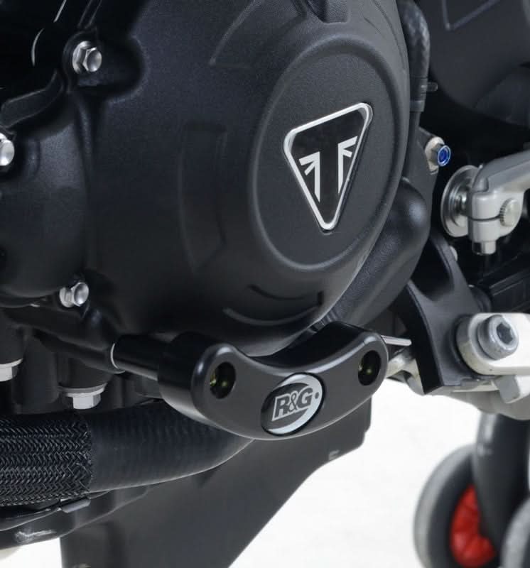 SLIDERY SILNIKA RG RACING TRIUMPH SPEED TRIPLE S 16- / SPEED TRIPLE R 16-, LEWA STRONA BLACK 1
