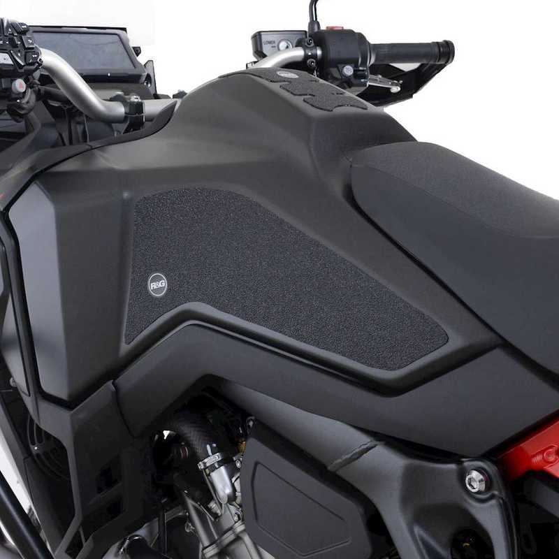 NAKLEJKA NA BAK TANKPAD ANTYPOŚLIZGOWY 3 CZĘŚCI RG RACING HONDA AFRICA TWIN 20- BLACK 1