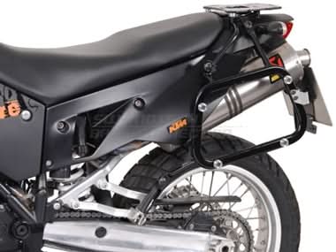 STELAŻ EVO NA KUFRY BOCZNE SW-MOTECH KTM LC8 950/990 ADVENTURE BLACK 1