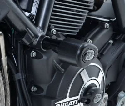 CRASHPADY AERO RG RACING DUCATI SCRAMBLER (800), CLASSIC BLACK 7