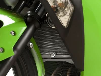 OSŁONA CHŁODNICY RG RACING KAWASAKI NINJA 300/250 08- 17/Z250 13- 18/Z300 BLACK 1