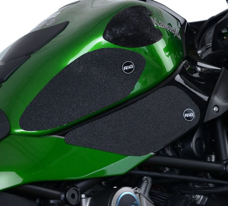 NAKLEJKA NA BAK TANKPAD ANTYPOŚLIZGOWY 4 CZĘŚCI RG RACING KAWASAKI H2 SX BLACK 1