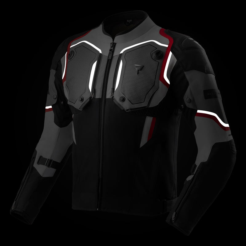 Kurtka motocyklowa tekstylna Rebelhorn Borg 2 Black Grey Red 42 323939_ZAL805380.jpg