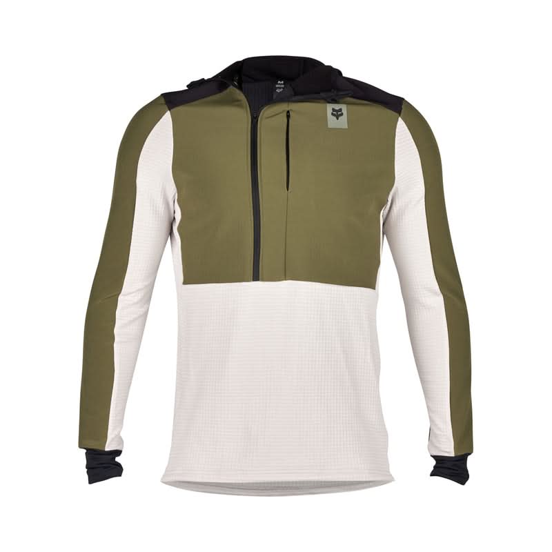 Bluza Rowerowa z Kapturem Fox Defend Thermal Olive Green 3 286076_ZAL700308.jpg
