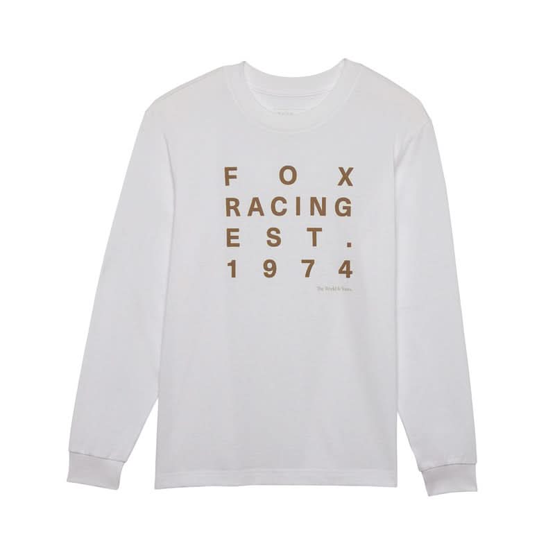 Koszulka Z Długim Rękawem Fox Lady Est.1974 Ls Tee White 17 311437_ZAL719394.jpg