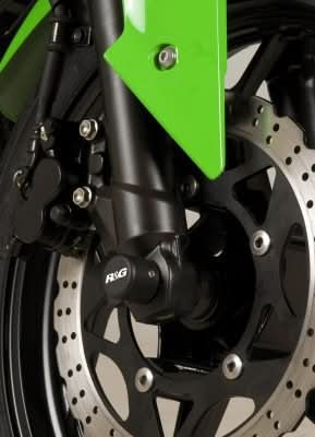 SLIDERY PRZEDNIEGO ZAWIESZENIA RG RACING KAWASAKI NINJA 250 08-12 BLACK 1