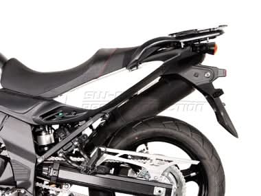 ZESTAW KUFRÓW BOCZNYCH TRAX ADV I STELAŻY SW-MOTECH SUZUKI DL 650 V-STROM (11-16) SILVER 45/37L 3