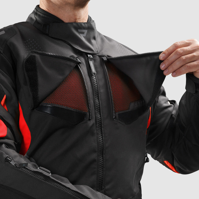 Kurtka motocyklowa tekstylna Rebelhorn Hiker 4 Black Dark Grey Red 10 348622_ZAL885069.jpg