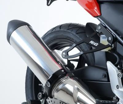 MOCOWANIE WYDECHU + ZAŚLEPKA PODNÓŻKA RG RACING HONDA CBR300R BLACK 9