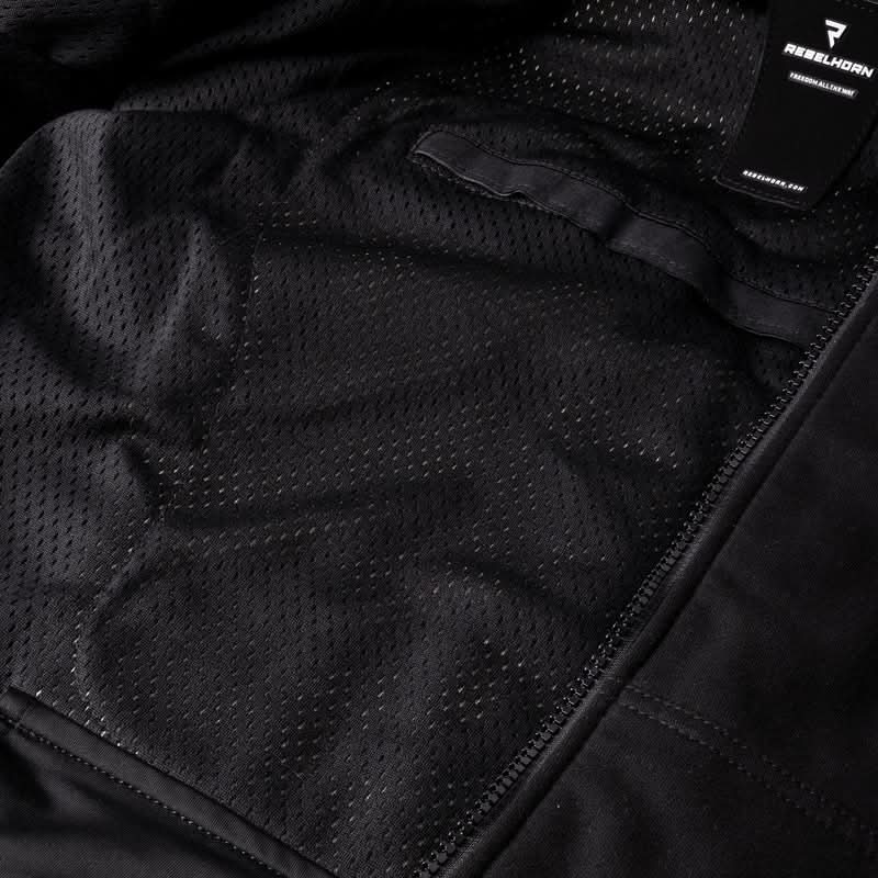 Bluza Motocyklowa z Kapturem Rebelhorn Hoodie Black 17 234290_ZAL576167.jpg
