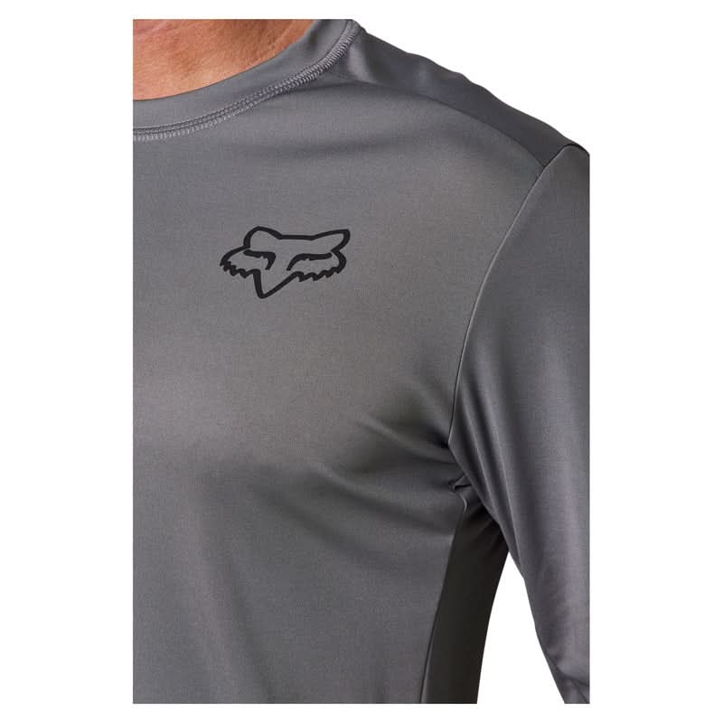 Koszulka Rowerowa z Długim Rękawem Fox Ranger Font Dark Grey 5 261162_ZAL541611.jpg