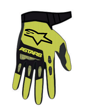 Rękawice Alpinestars Junior Full Bore Fluo Yellow/Black 1 255493_ZAL486959.png