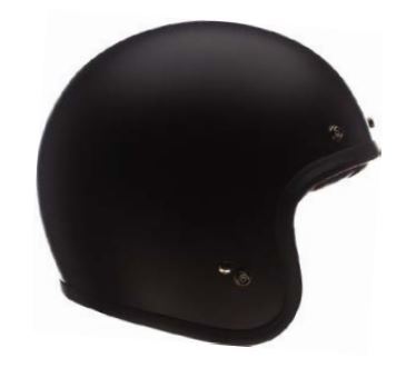 Kask Motocyklowy Bell Custom 500 Ece6 Matt Black 1 305550_ZAL683349.JPG