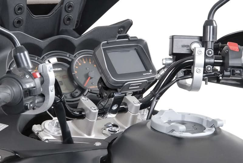 UCHWYT GPS NA KIEROWNICĘ 28MM SW-MOTECH SILVER 3