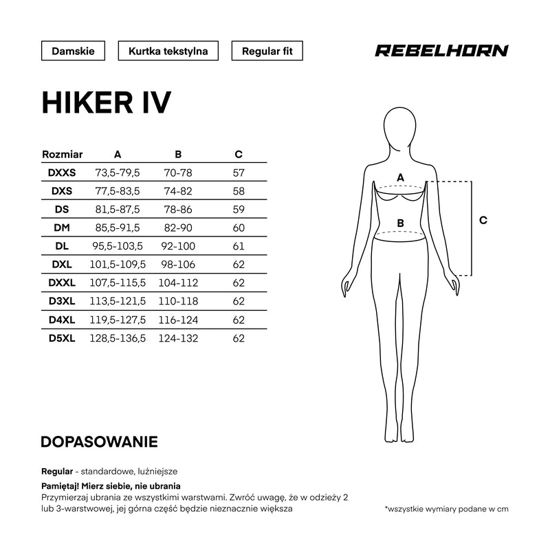 Kurtka motocyklowa tekstylna damska Rebelhorn Hiker 4 Black 43 293579_ZAL722864.jpg