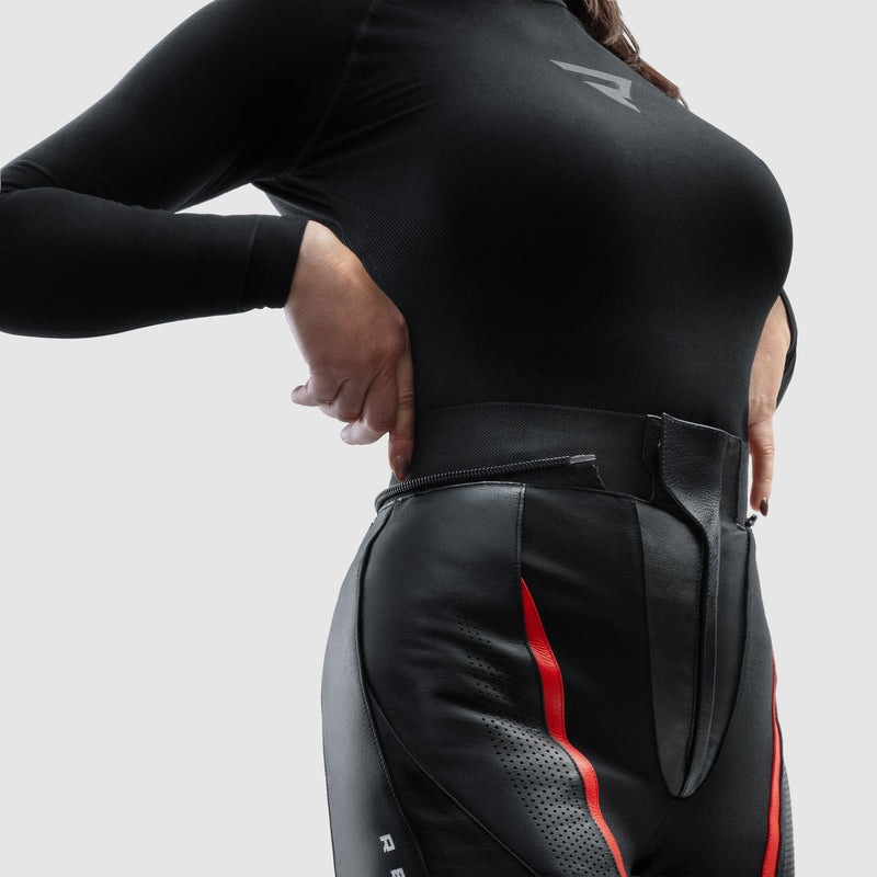 Spodnie motocyklowe skórzane damskie Rebelhorn Diva Black Red 13 349651_ZAL886730.jpg