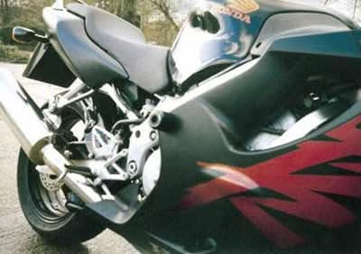 CRASHPADY CLASSIC RG RACING HONDA CBR600F 99- 07 (ALU FRAME) BLACK 1