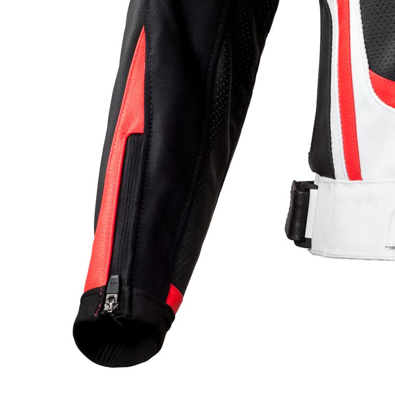 Kurtka motocyklowa skórzana  Rebelhorn Piston 2 Black White Fluo Red 13 134025_ZAL247578.jpg