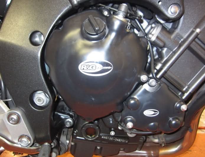 OSŁONA SILNIKA RG RACING YAMAHA FZ-8 / FZ-1, PRAWA STRONA OSŁONA SPRZĘGŁA BLACK 1