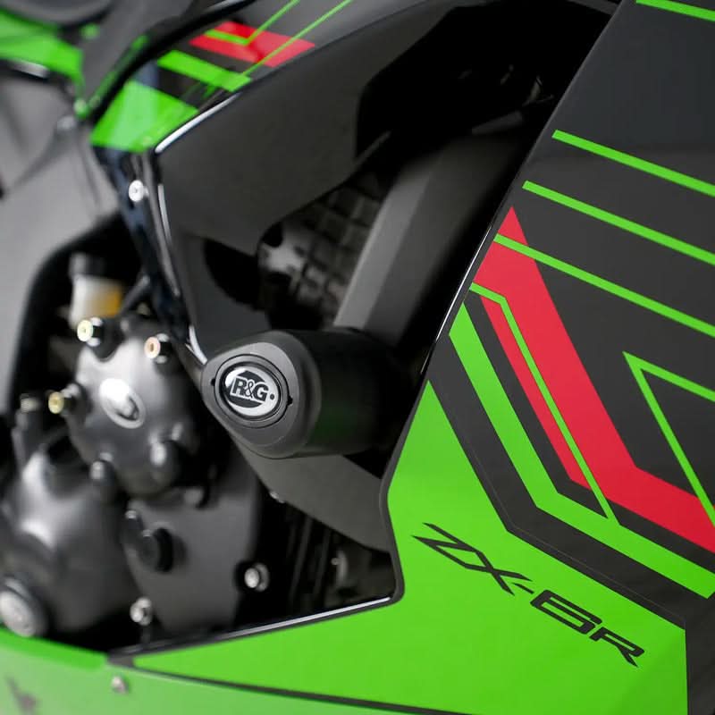 CRASHPADY AERO RG RACING AERO STYLE (NON-DRILL) FOR KAWASAKI ZX6-R 24- 3