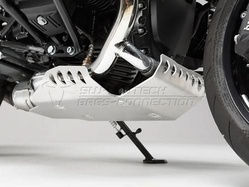 OSŁONA SILNIKA PŁYTA POD SILNIK SW-MOTECH BMW R NINET/SCRAMBLER SILVER 3