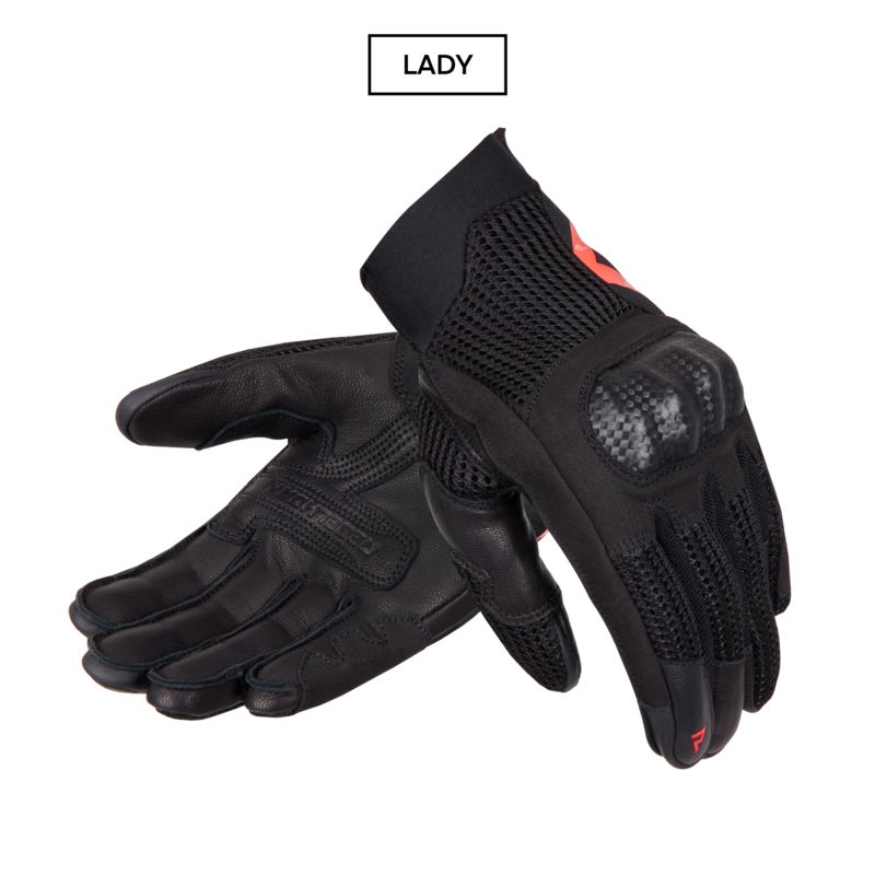 Rękawice motocyklowe damskie Rebelhorn Gap 3 Black Fluo Red 1 234389_ZAL615667.png