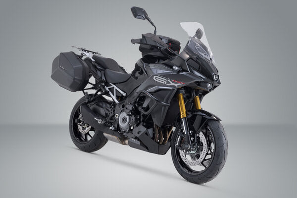 ZESTAW KUFRÓW BOCZNYCH AERO ABS I STELAŻY SW-MOTECH SUZUKI GSX-S1000GX (23-) 2×25L 3