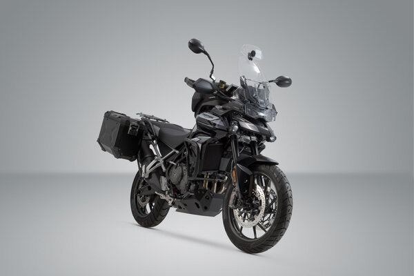 ZESTAW KUFRÓW BOCZNYCH TRAX ADV I STELAŻY SW-MOTECH TRIUMPH TIGER 900/GT/RALLY/PRO BLACK 45/37L 3
