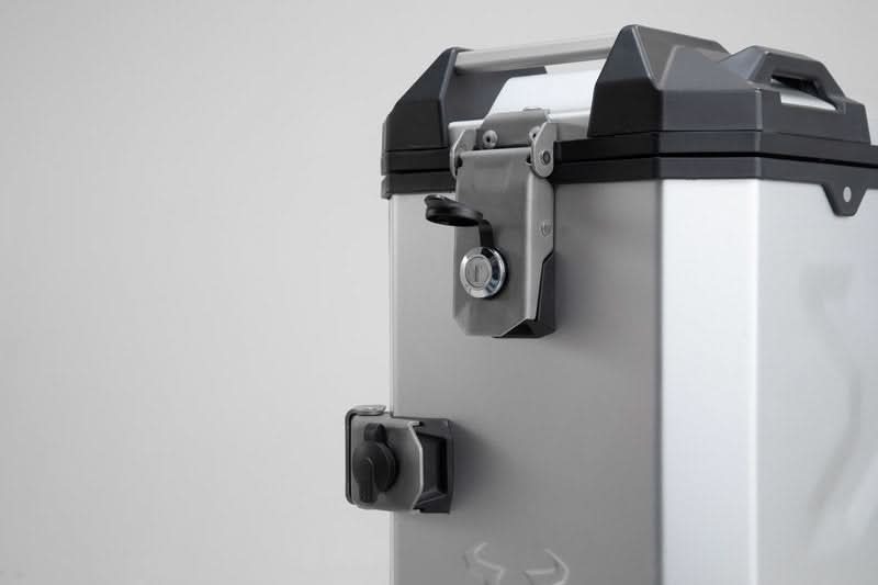 ZAMKI DO KUFRÓW TRAX ION/EVO/ADV SW-MOTECH 2 SZT Z 2-MA KLUCZYKAMI SILVER 3