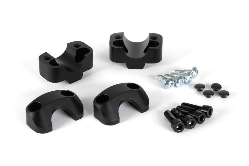 PRZEJŚCIÓWKA KIEROWNICY Z 22 NA 28MM SW-MOTECH BLACK 1